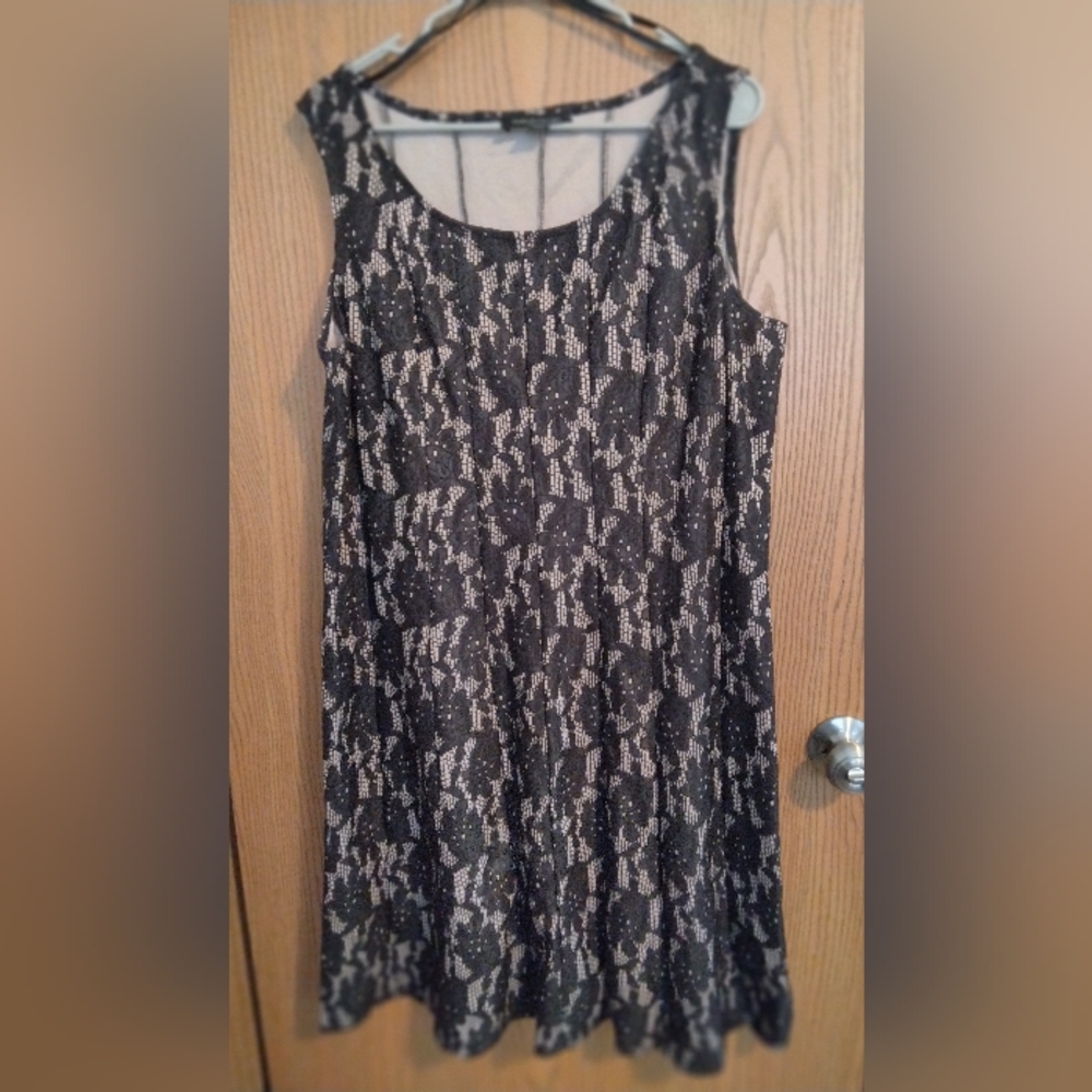 Black 2-piece Dress and crop cardigan
